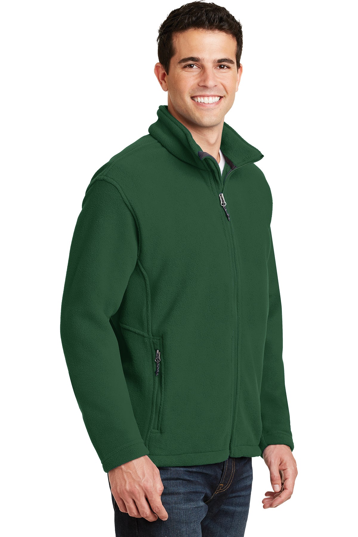 PA F217 Men's Fleece Jacket Forest Green
