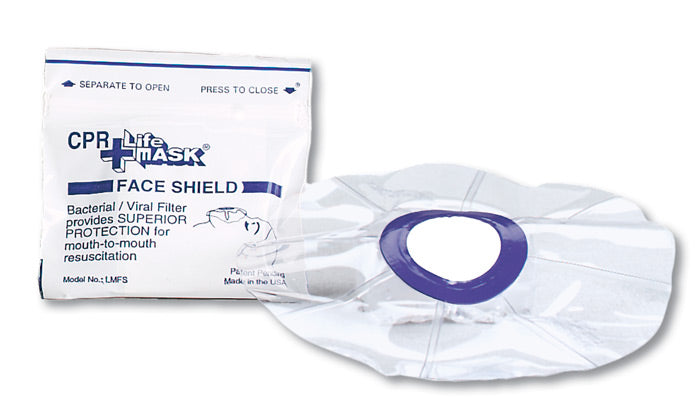 CPR Face Shield - disposable - Valley West Uniforms