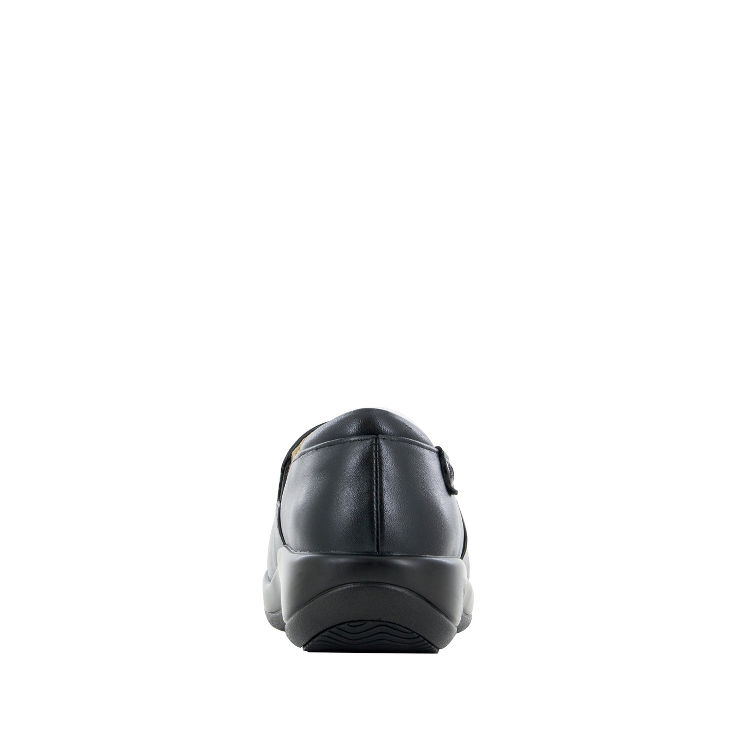 Alegria Keli Slip on Shoe - Black Nappa back view
