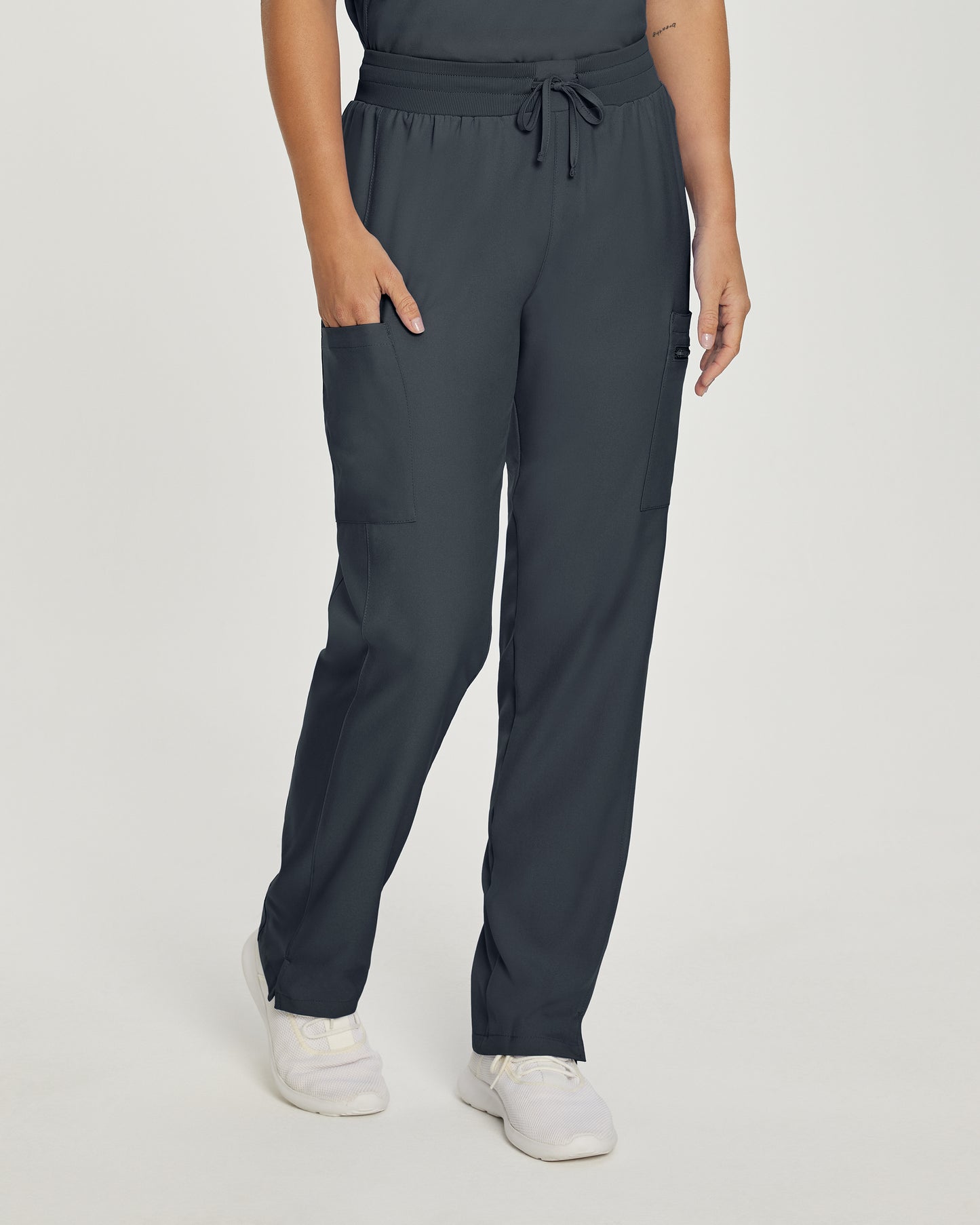 Landau Forward LB400 Women's Straight Leg Scrub Pant Pewter