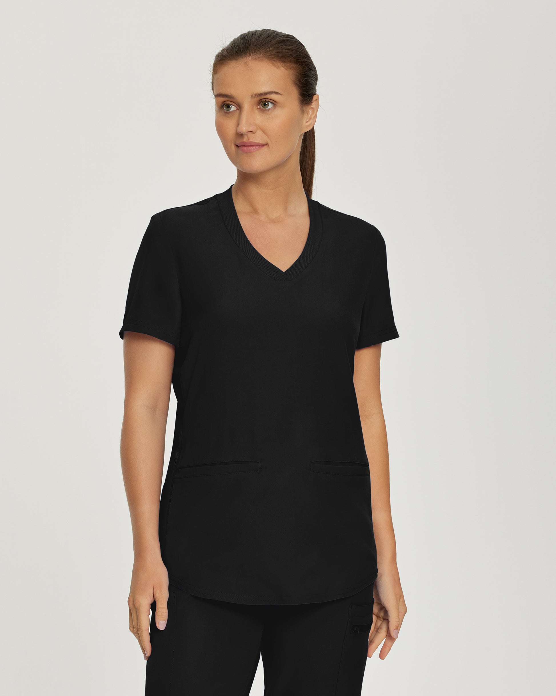 Landau Forward LT100 Women's V-Neck Top Black