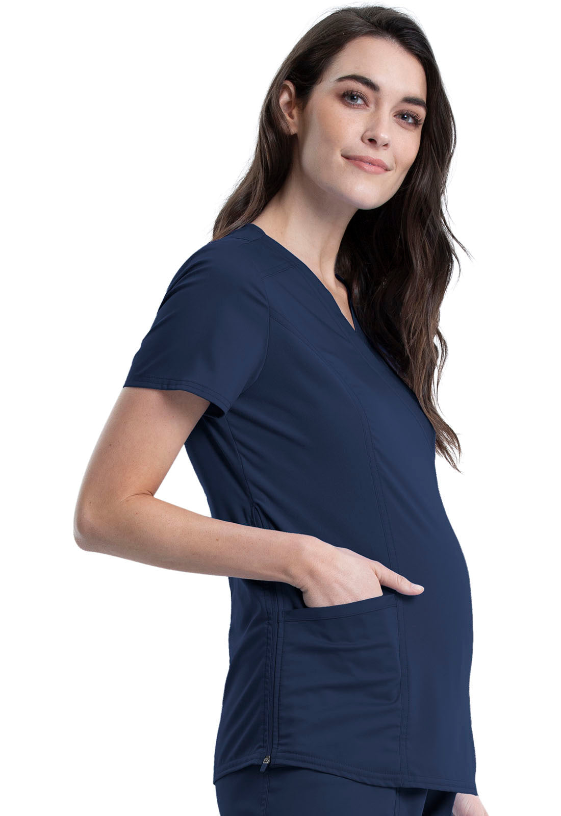 Cherokee Revolution WW688 Maternity Top Navy Right