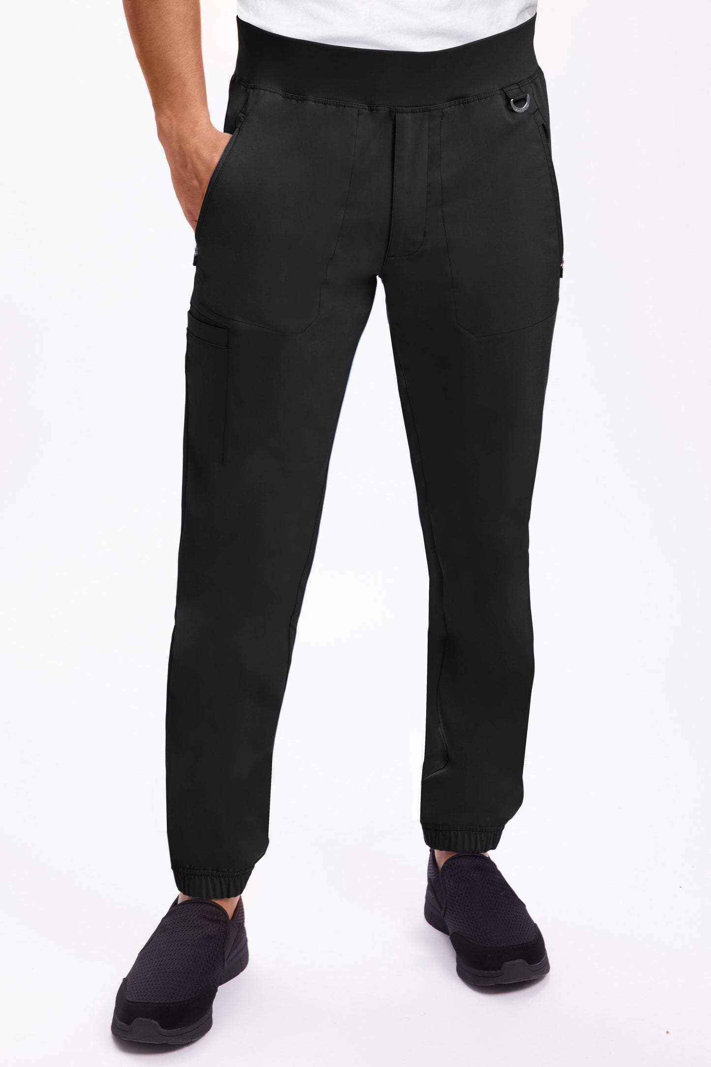 Healing Hands Purple Label 9301 Dante Men's Jogger Pant - TALL Black Back