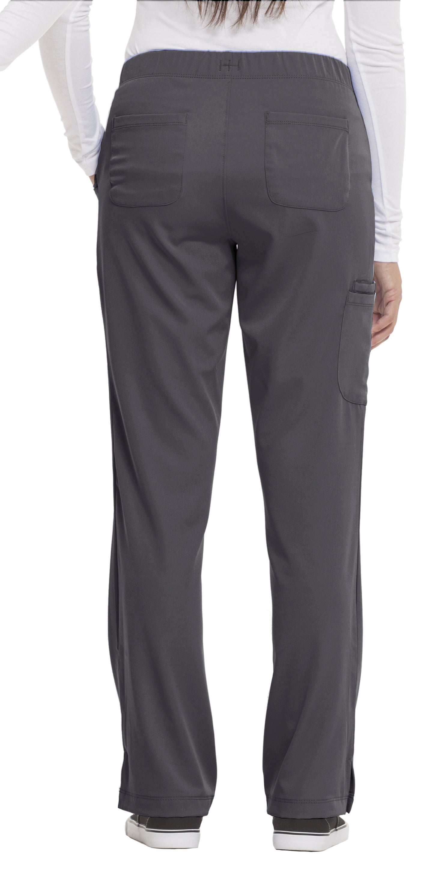 Healing Hands HHWorks 9560 Rebecca Women's Pant - PETITE Grey Back 