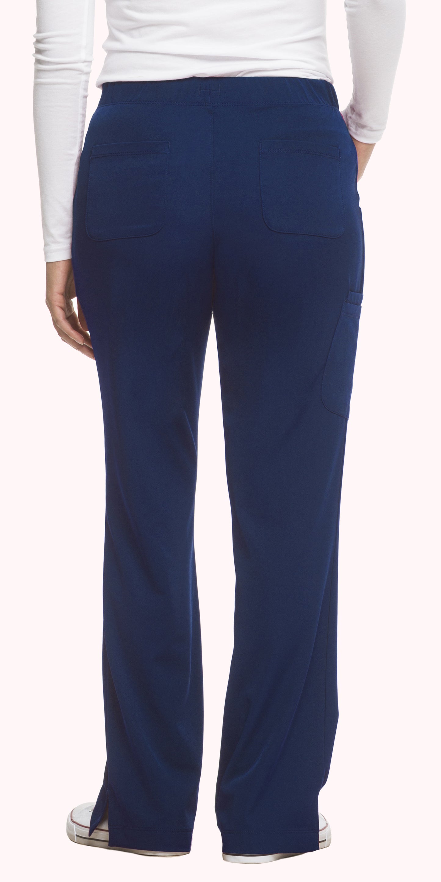 Healing Hands HHWorks 9560 Rebecca Women's Pant - PETITE Navy Blue Back 