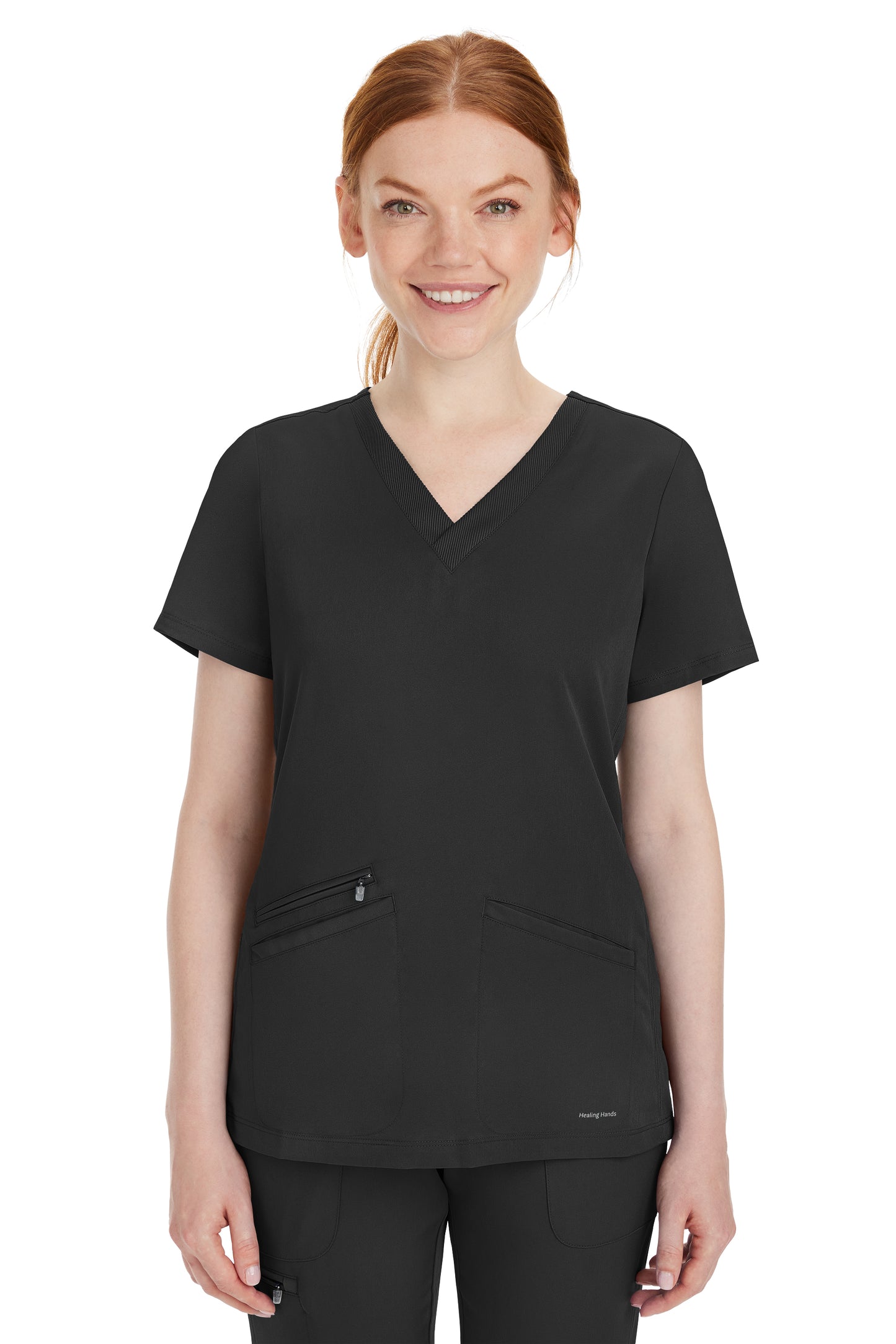 Healing Hands HHWorks 2530 Mariah Women's Top Black