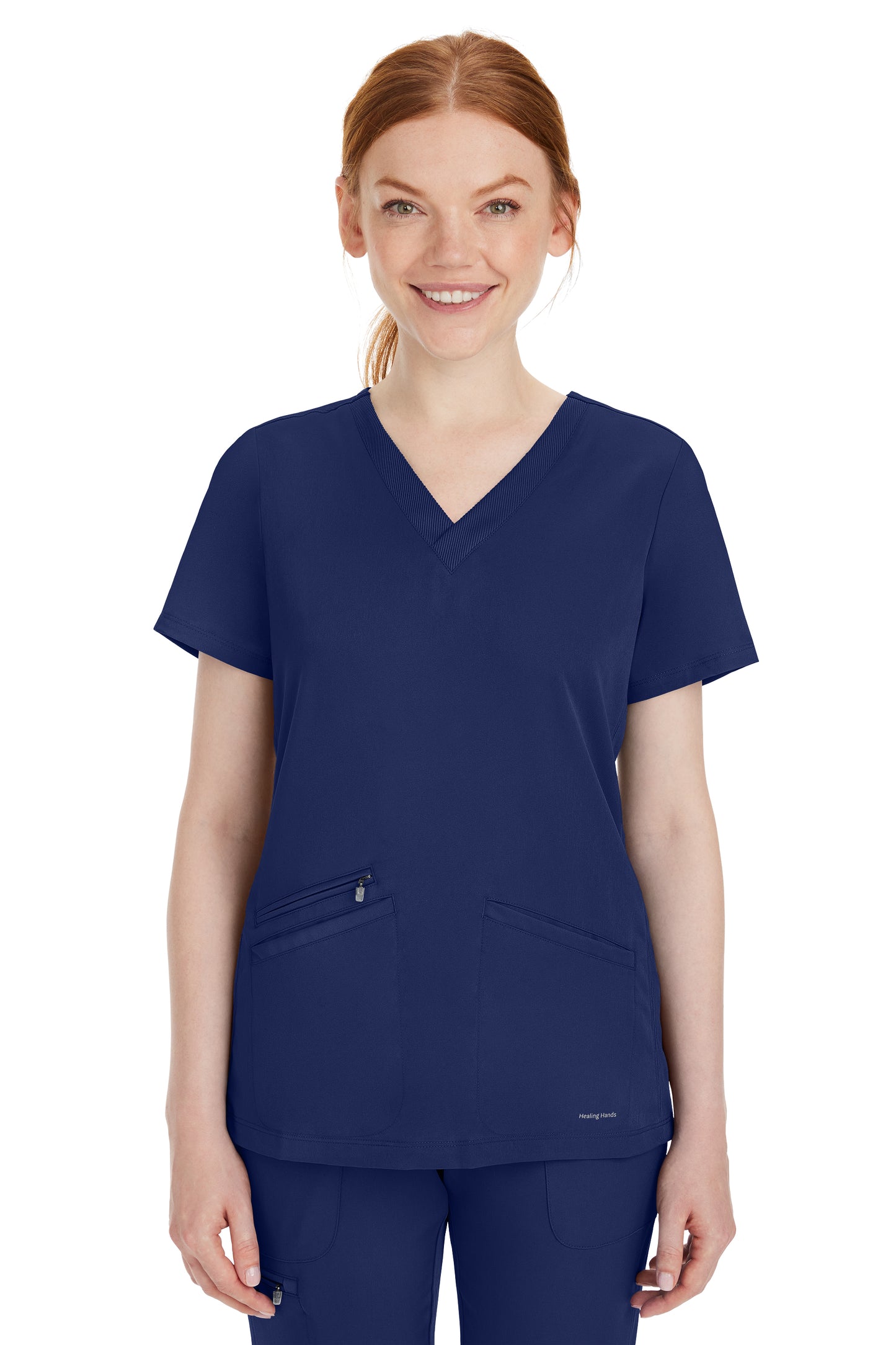 Healing Hands HHWorks 2530 Mariah Women's Top Navy