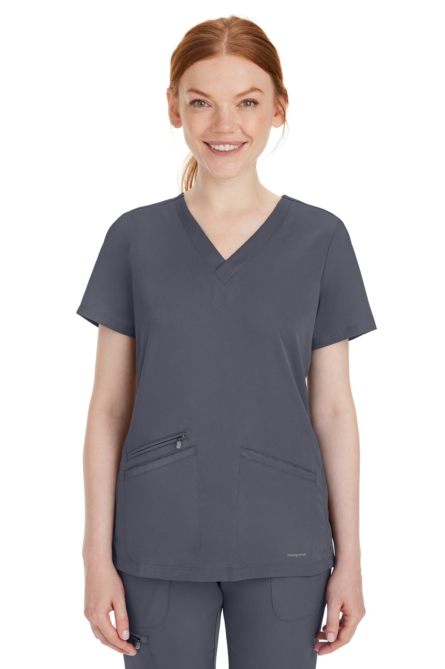 Healing Hands HHWorks 2530 Mariah Women's Top Pewter