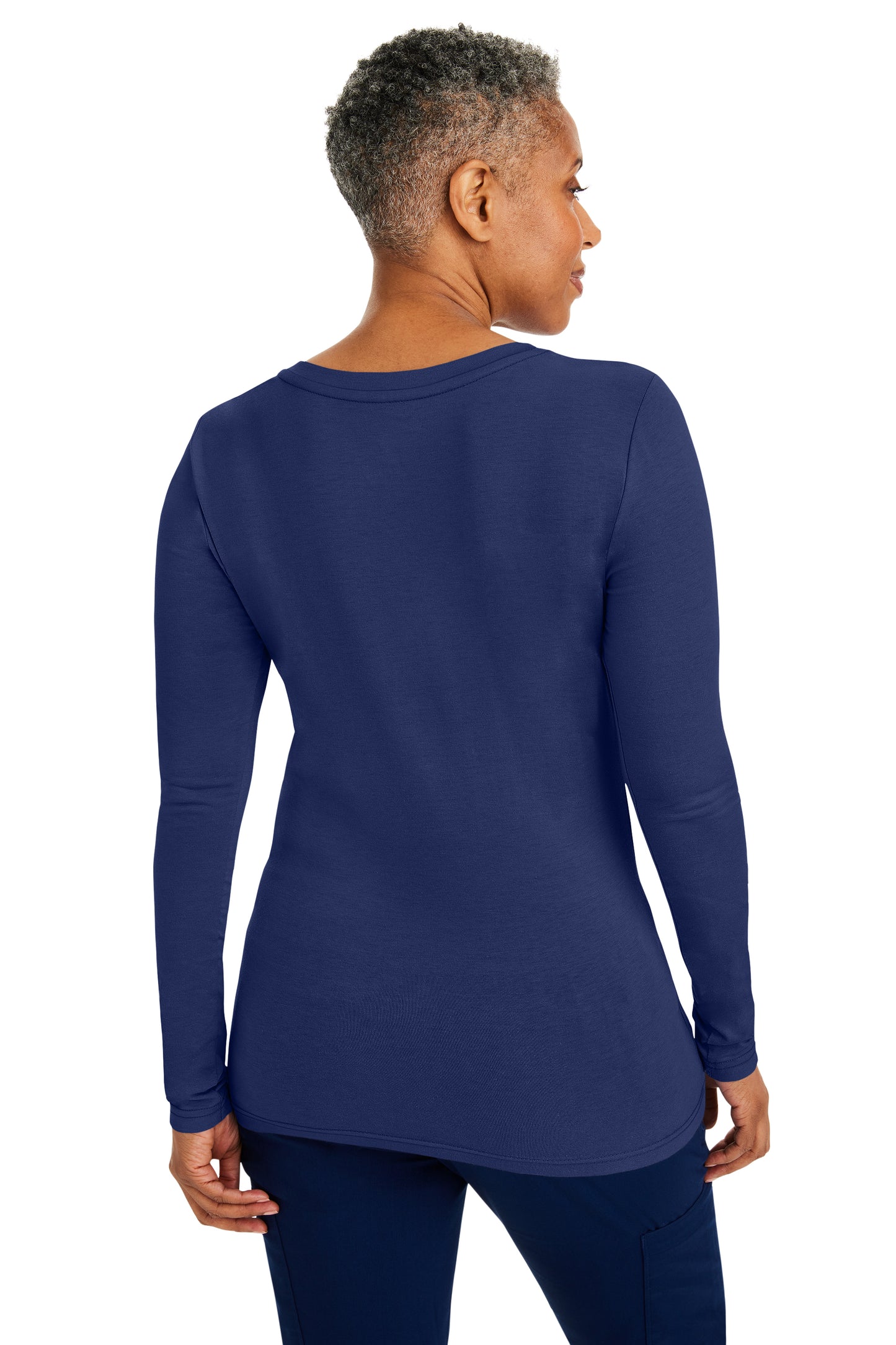 Healing Hands 5047 Melissa Tee Navy Back