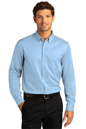 Port Authority® Long Sleeve SuperPro React™ Twill Shirt W808