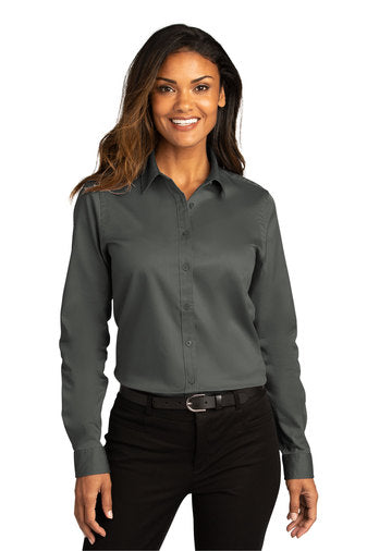 Port Authority® Women's Long Sleeve SuperPro React ™ LW808