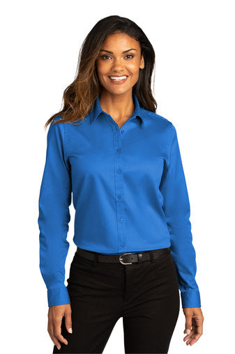 Port Authority® Women's Long Sleeve SuperPro React ™ LW808