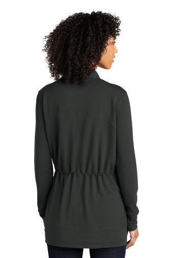 Port Authority® LK825 Ladies Microterry Cardigan Back