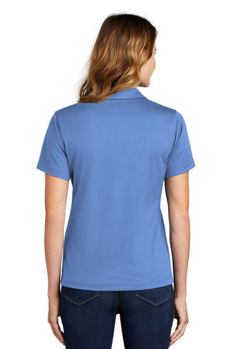 Sport-Tek® Ladies Dri-Mesh® L469 V-Neck Polo Back