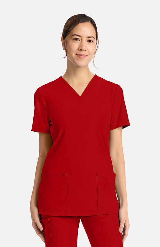 Achieve by Cherokee Women's CK832 2-Pocket Scrub Top (SWICC)