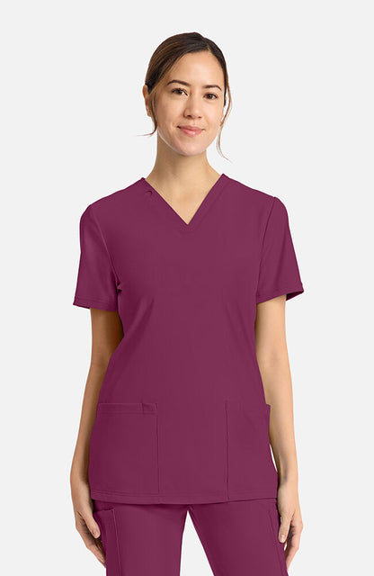 Achieve by Cherokee Women's CK832 2-Pocket Scrub Top