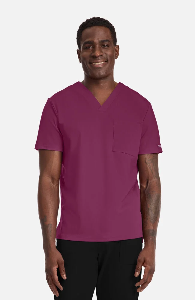 Achieve by Cherokee Men's CK834 1-Pocket Scrub Top