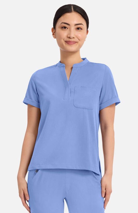 Drake Nursing Healing Hands HH Works HH650 Women's Macy Tuckable Scrub Top