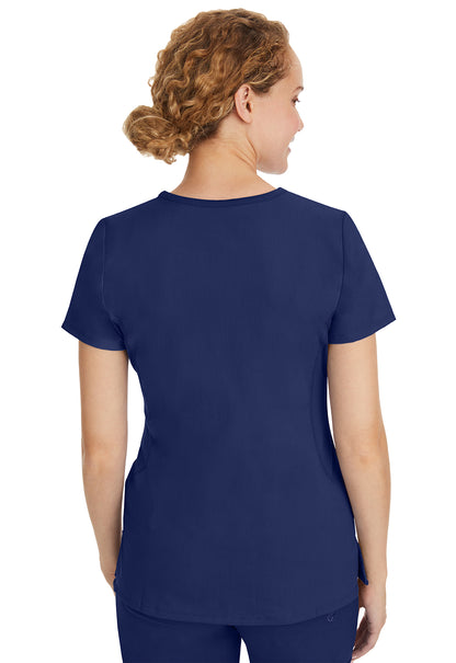 Healing Hands Purple Label Yoga 2245 Juliet Top Navy Back