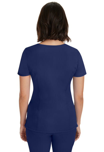 Healing Hands HH Works 2525 Madison Women's Top Navy Back