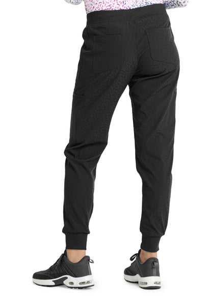 Ava Therese by Zavate 3070 Women's Sheba Jacquard Jogger Pant Black Back