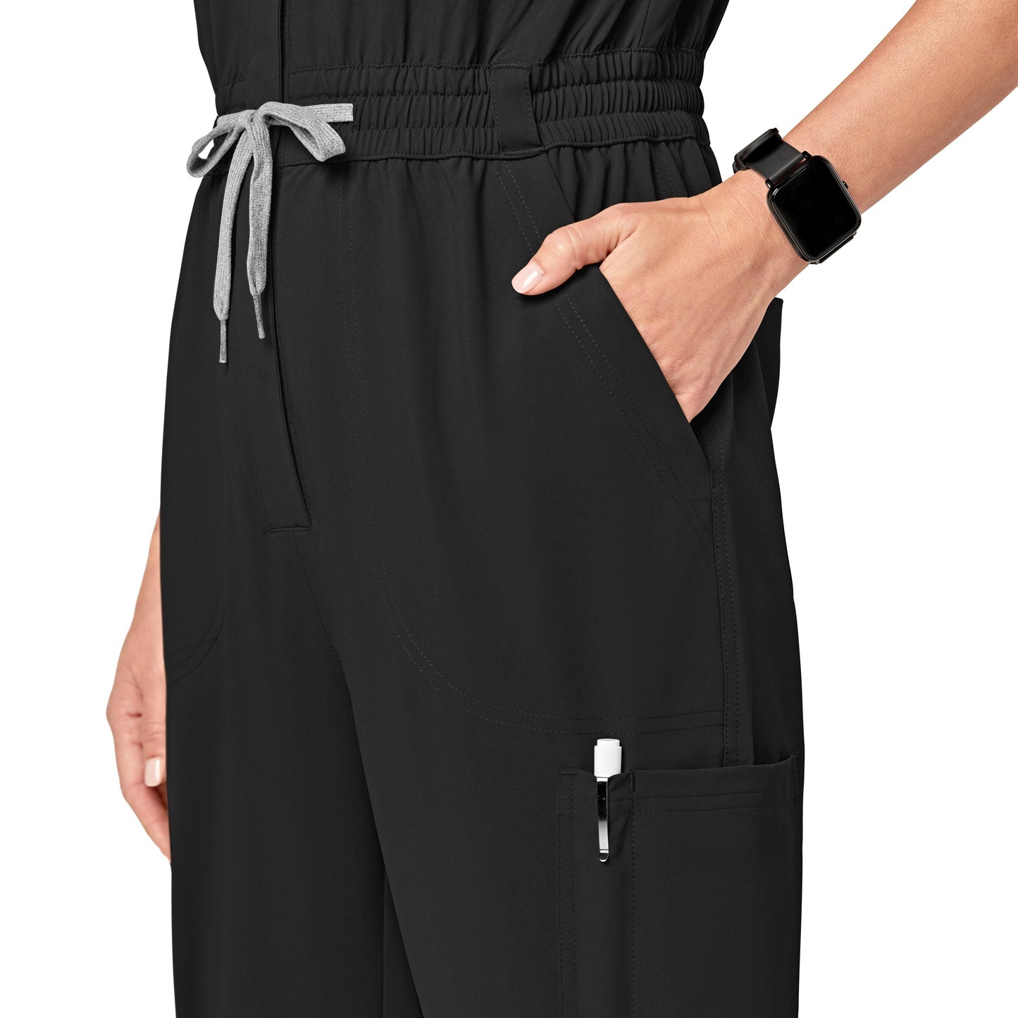 Wonderwink Renew 9-Pocket Zip Front Women's Scrub Jumpsuit, Olive, Jumpsuits  Scrubs Pants From Scrubs And Beyond