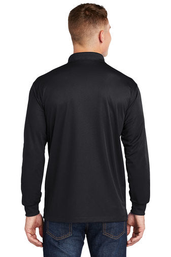 Sport-Tek ST657 Men's Long Sleeve Polo Back