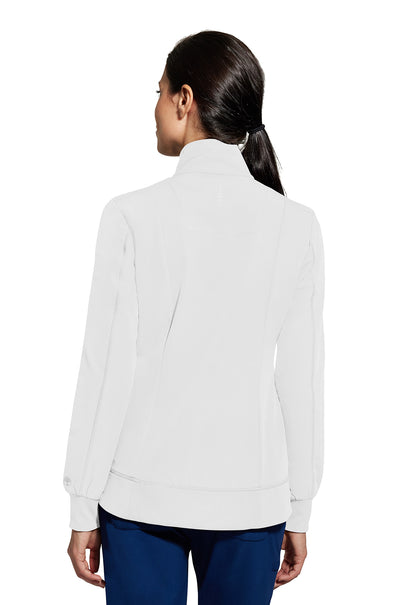 Healing Hands 360 Carly Full Zip Women's Jacket White Back