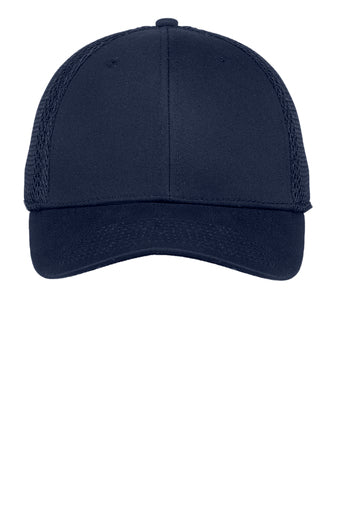 Sanmar New Era NE204 Snap-Back Mid-Profile Hat Navy Front