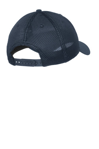 Sanmar New Era NE204 Snap-Back Mid-Profile Hat Navy Back