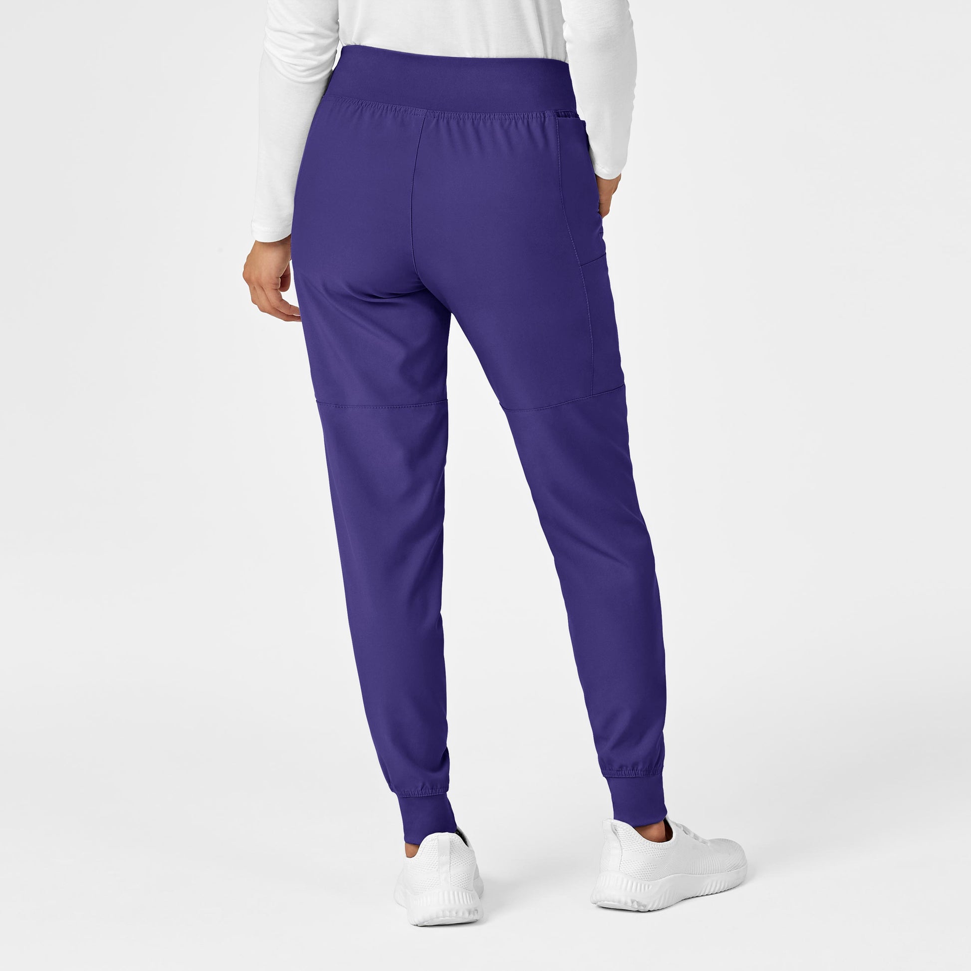 Pantaloni Scrub Vita Comoda Cargo Jogger W123 da Donna Blu Navy Pantaloni Scrub Vita Comoda Cargo Jogger W123 da Donna Blu Navy