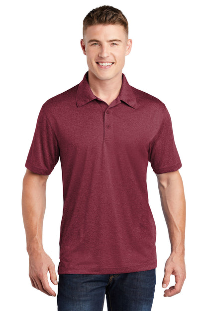 Sport-Tek® ST660 Heather Contender™ Polo Cardinal