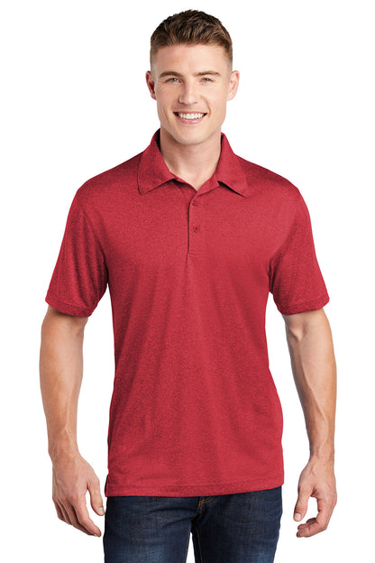 Sport-Tek® ST660 Heather Contender™ Polo Scarlet