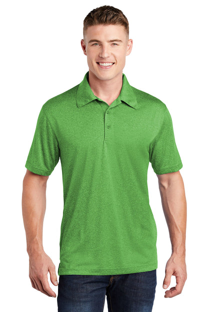 Sport-Tek® ST660 Heather Contender™ Polo Turf Green