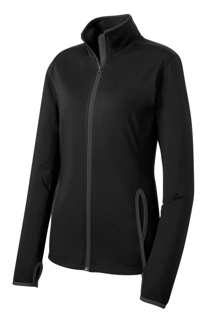 Sport-Tek® Women's Sport-Wick® LST853 Stretch Contrast Full-Zip Jacket | Hy Vee Health - Exemplar Care