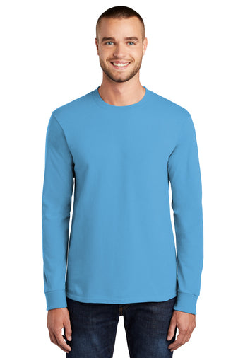 Port & Company® PC61LS Long Sleeve Essential Tee Aquatic