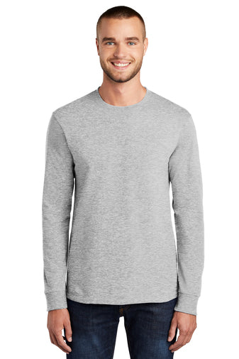 Port & Company® PC61LS Long Sleeve Essential Tee Ash