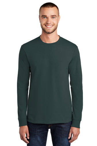 Port & Company® PC61LS Long Sleeve Essential Tee Dark Green