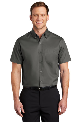 Port Authority® Short Sleeve SuperPro™ Twill Shirt S664