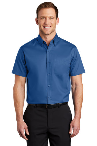 Port Authority® Short Sleeve SuperPro™ Twill Shirt S664