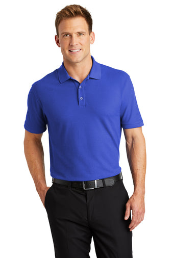 Port Authority® K100 Core Classic Pique Polo Royal