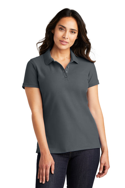 Port Authority® L100 Ladies Core Classic Pique Polo Graphite