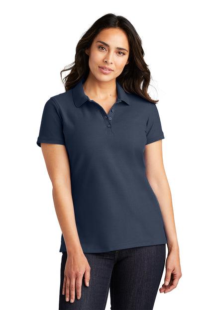 Port Authority® L100 Ladies Core Classic Pique Polo Navy