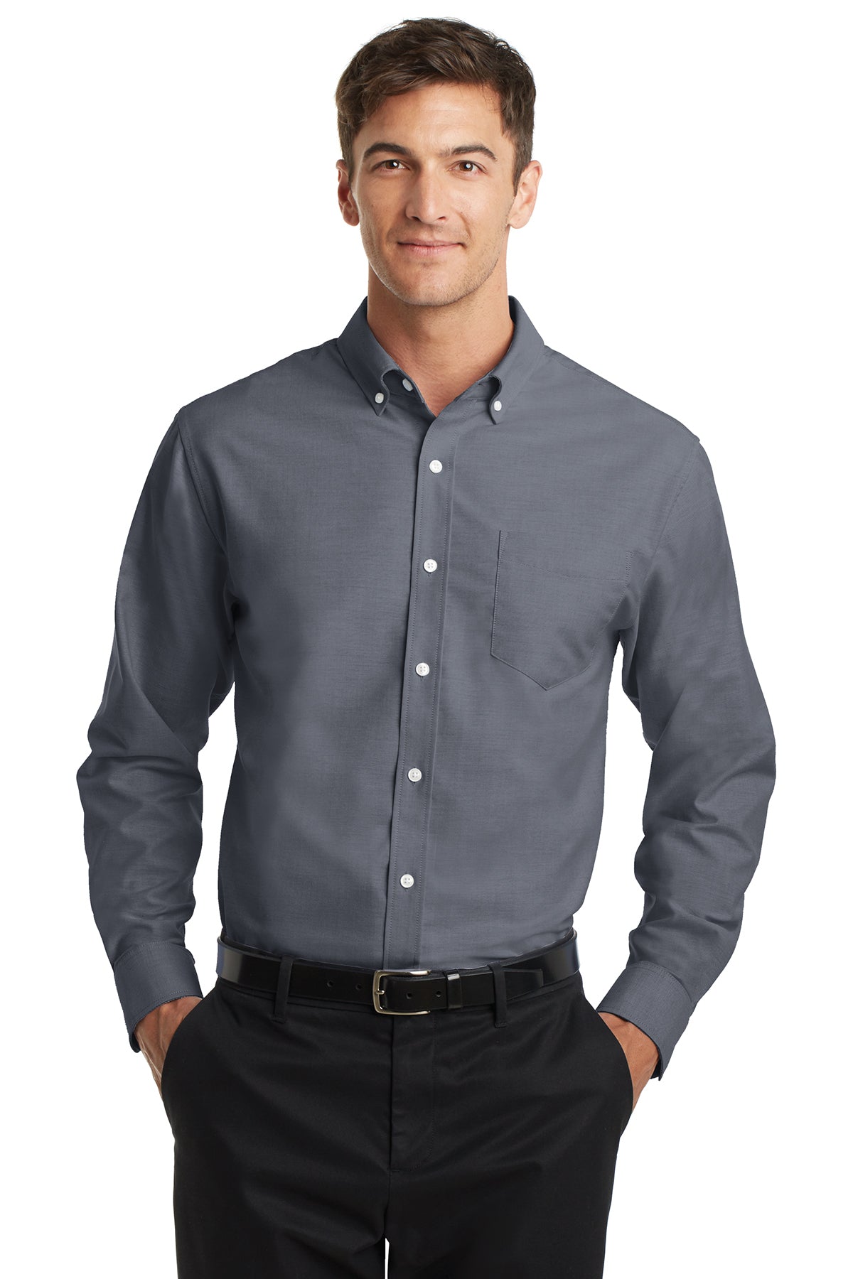 Port Authority® Tall SuperPro™ Oxford Shirt TS658