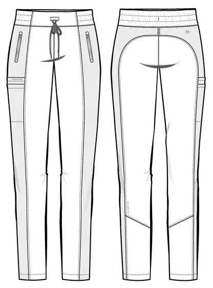 Healing Hands 360 Niko Narrow Leg 9157 Women's Pant Sketch