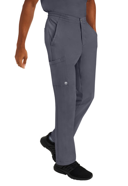 Healing Hands HH Works 9590 Ryan Straight Leg Men's Pant Pewter Side