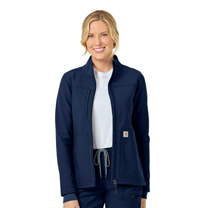 Carhartt C81023 Women's Rugged Flex Fleece Jacket Navy