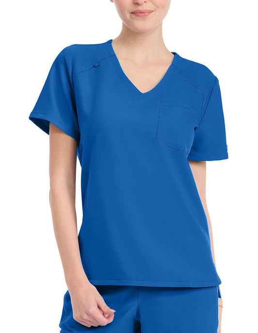 Cherokee WW  CK954 Originals Ultra Women's Tuck-in V-Neck Top - Marshalltown / Iowa Valley
