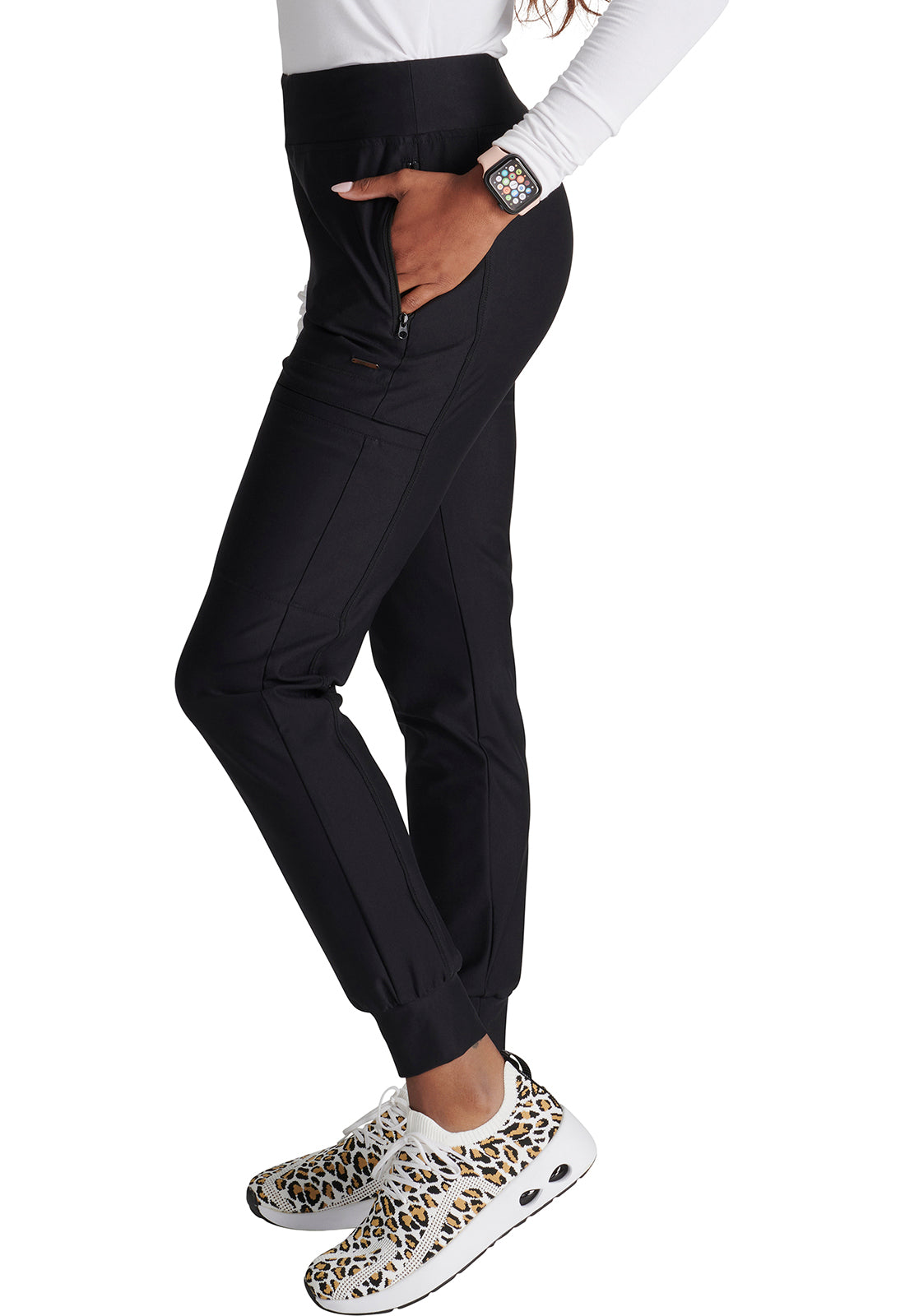 Cherokee Form Women Scrubs Pant Mid Rise Tapered Leg Drawstring CK090 :  : Clothing, Shoes & Accessories