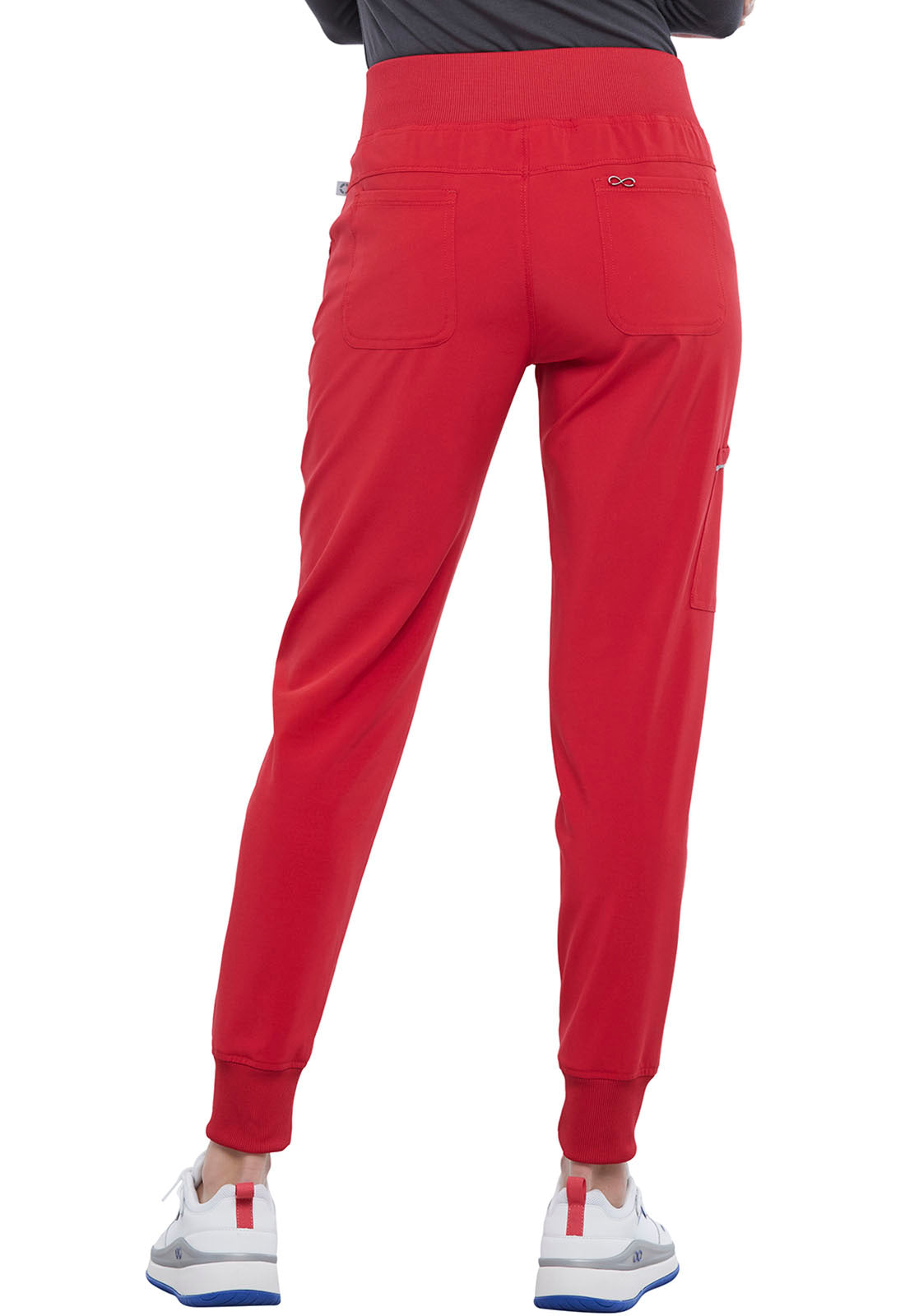 Cherokee Infinity CK110A Women's Jogger Pant Red Back